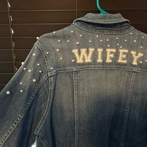 Pearl wifey jean jacket 0X